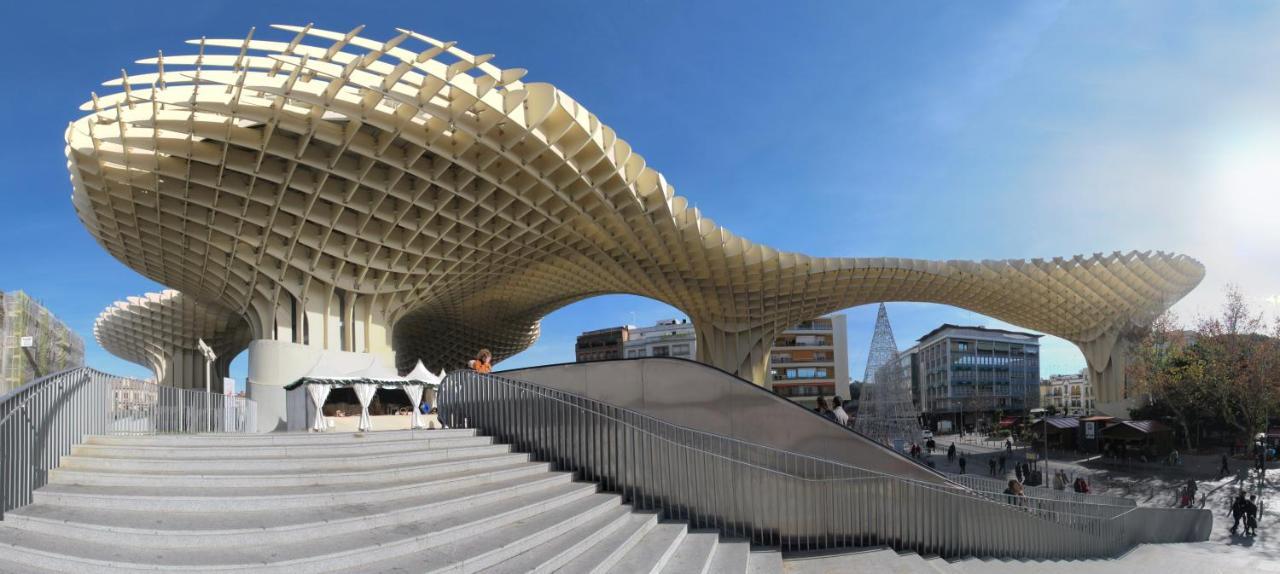 Azahar Metropol Parasol, Parking Gratis Para Coches Medianos เซบีญา ภายนอก รูปภาพ